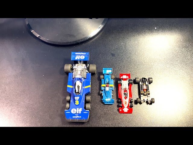 Tyrrell P34 Scalextric vs AFX vs Hotwheels - YouTube