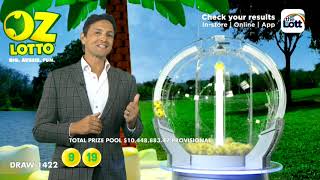 Oz Lotto Results Draw 1422 | Tuesday, 18 May 2021 | The Lott
