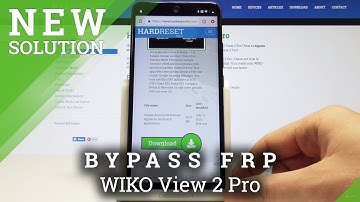 How to Bypass Factory Reset Protection in WIKO View 2 Pro - Skip Google Verification