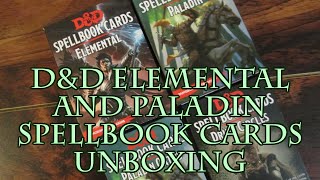 D&D Elemental and Paladin Spellbook Cards Unboxing screenshot 4