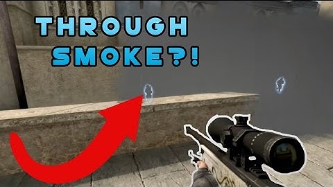 CS:GO NO-SCOPE THROUGH SMOKE!