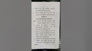 CCSU BCA SEM 6 COMPUTER NETWORK SECURITY BCA-601#ccsu #bca