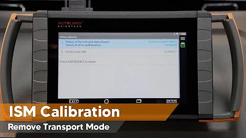 How to Calibrate a Mercedes-Benz Intelligent Servo Module (ISM) & Remove Transport Mode