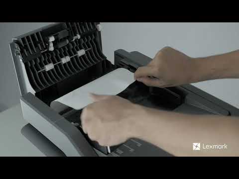 Lexmark XC4140 - Paper Jam in Door E