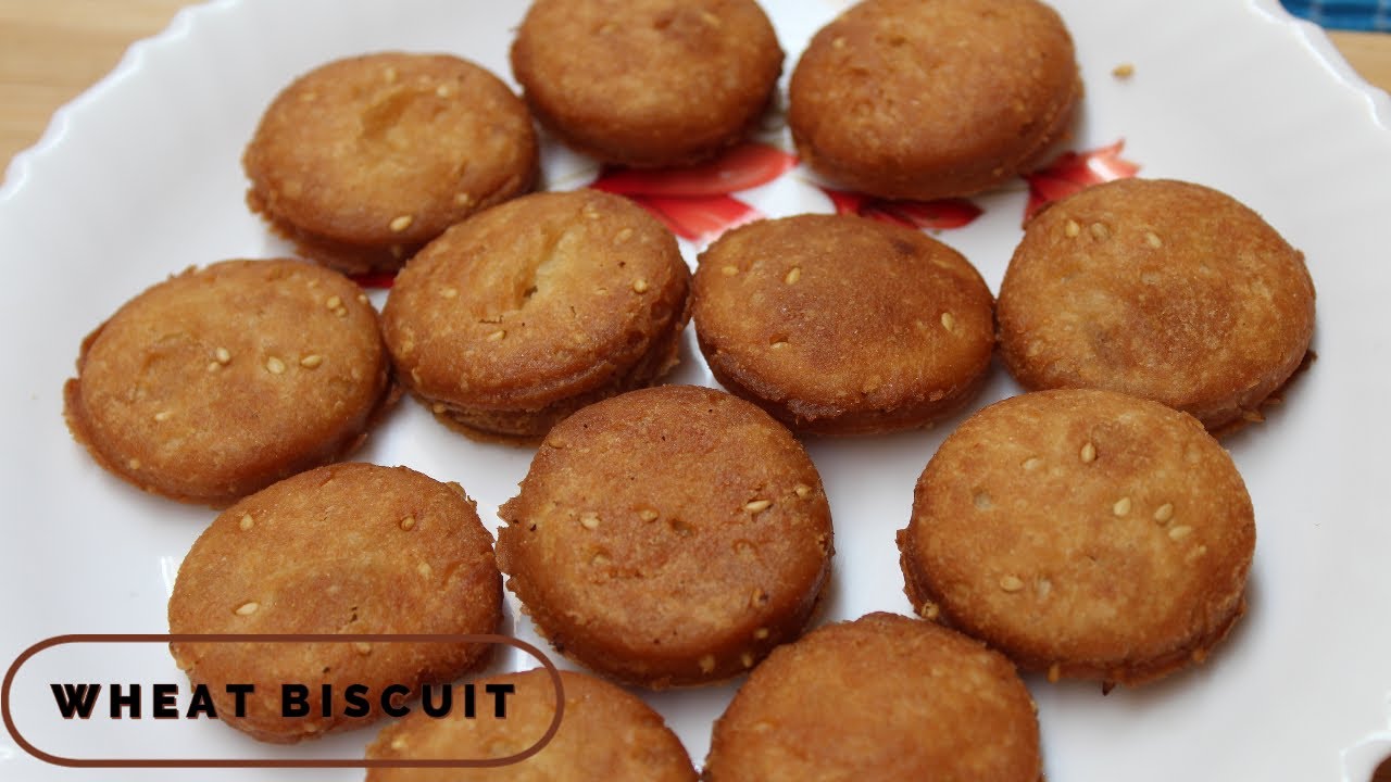 Egg less Wheat Biscuit Recipe Children favorite Biscuit recipe YouTube