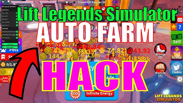 Lift Legends Simulator Auto Farm Script  | Roblox  GUI