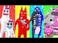 Top 5 Garten of Ban Ban Animation Chef Pigster &amp; NabNab, But the COLORS MISSING - Roblox Compilation