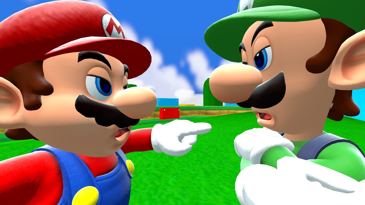 (SFM) Mario and Luigi have an argument