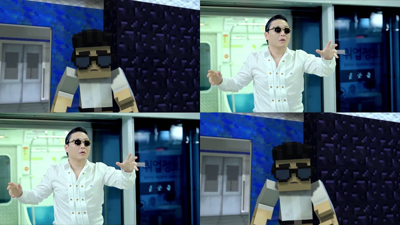 minecraft psy gangnam style www
