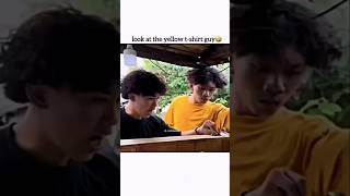look at the yellow shirt Guy 🤣🤣🤣 #shorts #funny #comedy #memes #ytshorts #remix