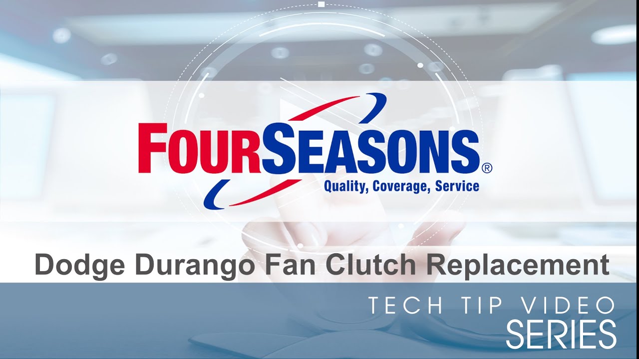 Dodge Durango Fan Clutch Replacement YouTube