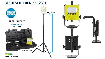 NIGHTSTICK - XPR-5592GCX Intrinsically Safe Rechargeable LED Scene Light Kit