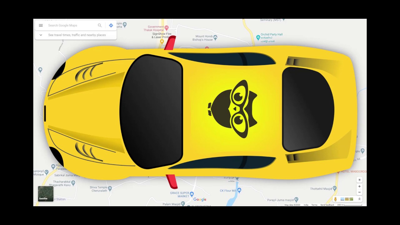 Signshow location Car Path Animation |After Effects Video 2020 |Pakka world