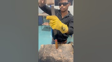 FILE Handle Fitting😌|#industrialskills #shortsfeed #metalcuttingtools