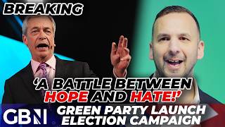 WATCH: Zack Polanski declares election 'BATTLE' against Nigel Farage - 'Hope vs hate!'