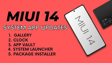 MIUI 14 New System App Updates | Gallery | Clock | System Launcher | App Vault | UPDATE NOW 😍😍