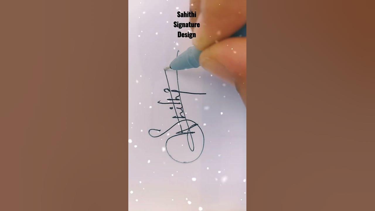 sahithi-signature-s-letter-name-latest-trending-top-name-youtube