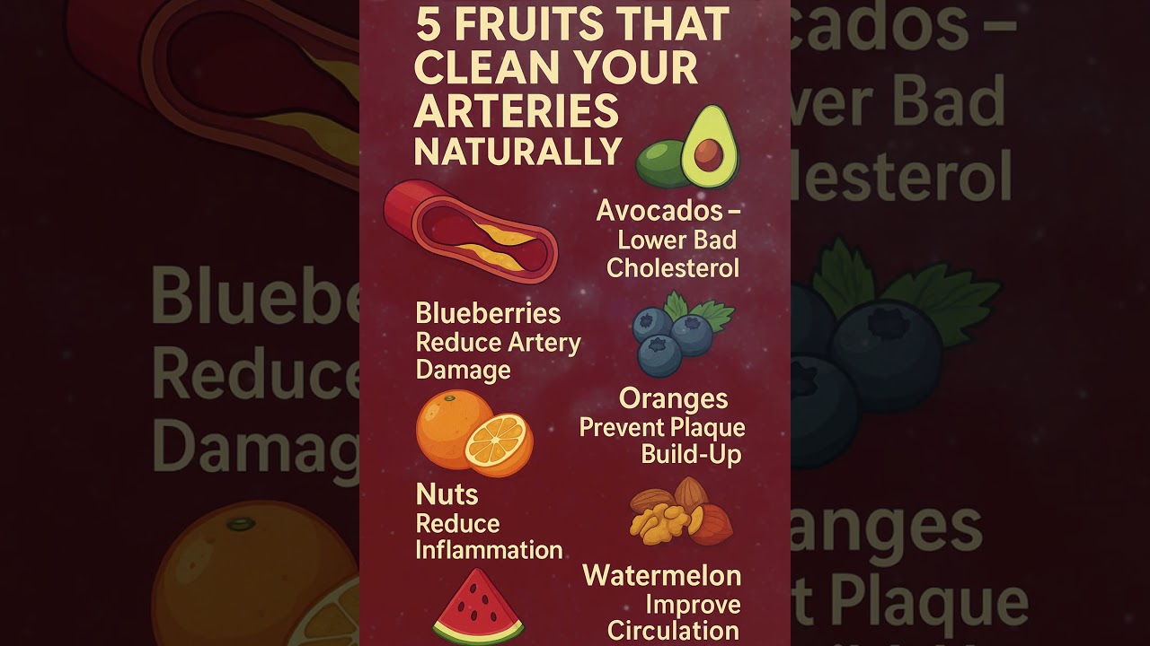 5 Fruits That Clean Your Arteries Naturally fruits for heart health, fruits thatcleanarteries