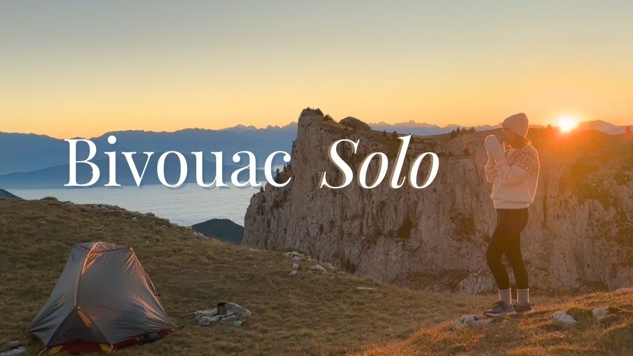 Premier BIVOUAC seule en montagne 🌙 Vlog nature & cosy