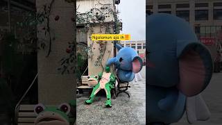 komedi badut gajah ngalamun aja ih‼️ #comedy #dubbing #komedi