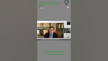 Highlight Reel of  The Role of AI in Strengthening Cybersecurity w Bryan Kissinger