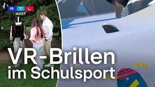 Snowboarden im Sommer - VR-Brillen im Sportunterricht | RTL WEST