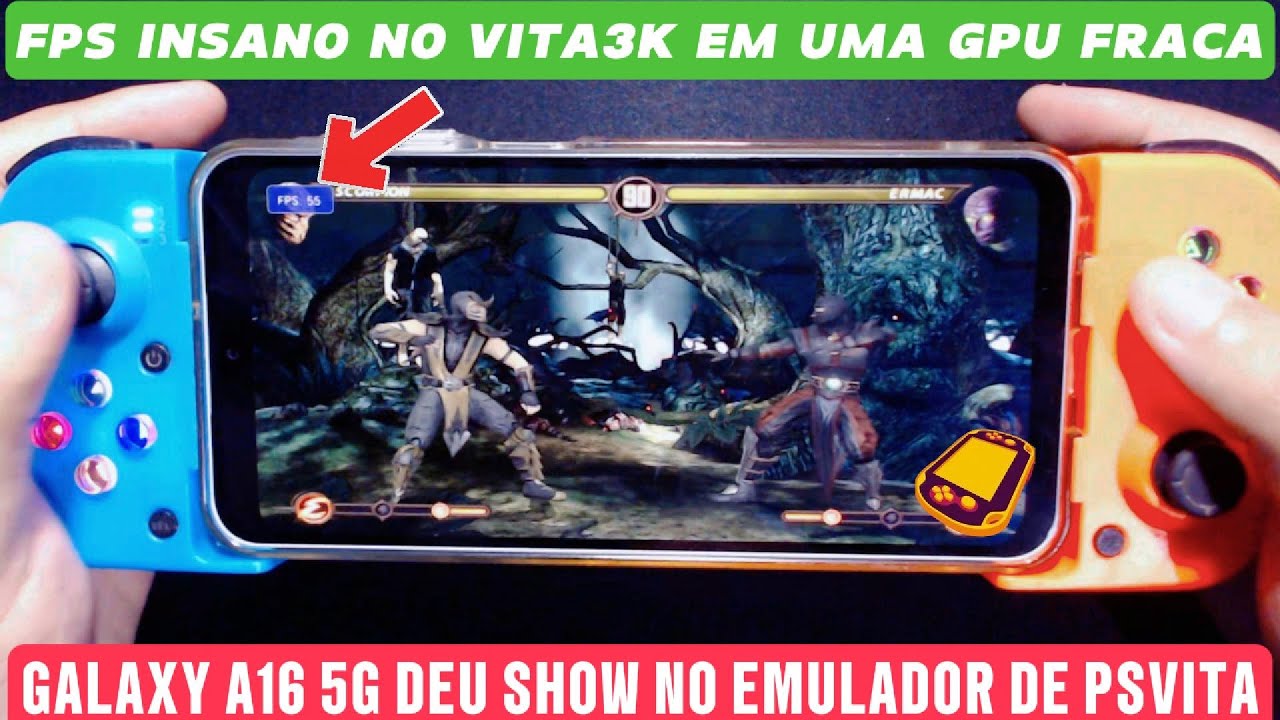 VITA3K EMULATOR (PSVITA) DESEMPENHO INSANO EM GPU MALI, TESTE NO GALAXY A16 8GB RAM!