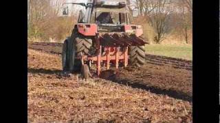 Pflügen/Ploughing - Case Maxxum 5140 / 4-Scharpflug