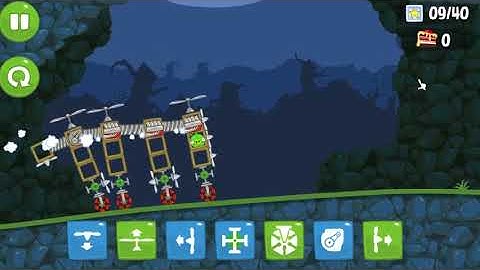 bad piggies robot car dog ( field of dreams ) funny car