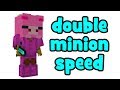 doubling minion efficiency with a simple build (hypixel skyblock) [DESCRIPTION]