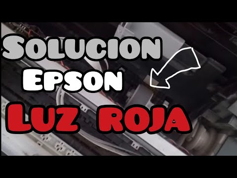 Epson L210 Solucion Luz roja Atasco de papel, no baja la hoja. Solutión  red light,  paper atasck