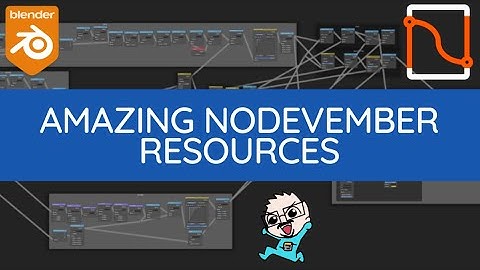 Amazing Nodevember Resources - Procedural Shading in Blender