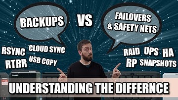Backups VS Redundancy & Failover - Understanding The Difference Before You Buy
