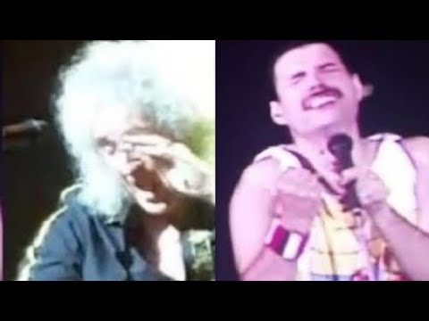 Brian May Cries in Live Concert Remembering Freddie Mercury
