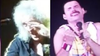 Brian May Cries in Live Concert Remembering Freddie Mercury