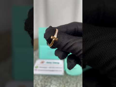 Tiffany T1 Ring with yellow gold Diamonds small version