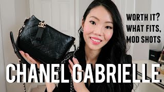 Review of the Chanel Gabrielle Backpack Small Black Aged Calfskin 