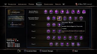 Neverwinter: NEVERworking as Intended (3 of 4) - Bugged 'Advanced Boons' Points Distribution