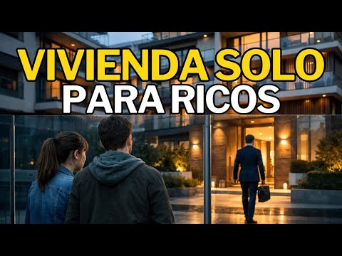 Why is housing only being built for the RICH in Spain?