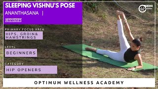 Sleeping Vishnu Pose (Anantasana) | Balance, Grace & Calm
