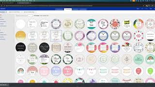 DIY Circle Stickers with Avery Templates!