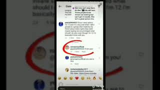 a 12 year old tells Chloe Roma he's in love with her, and she tells him to DM her....#pedophile