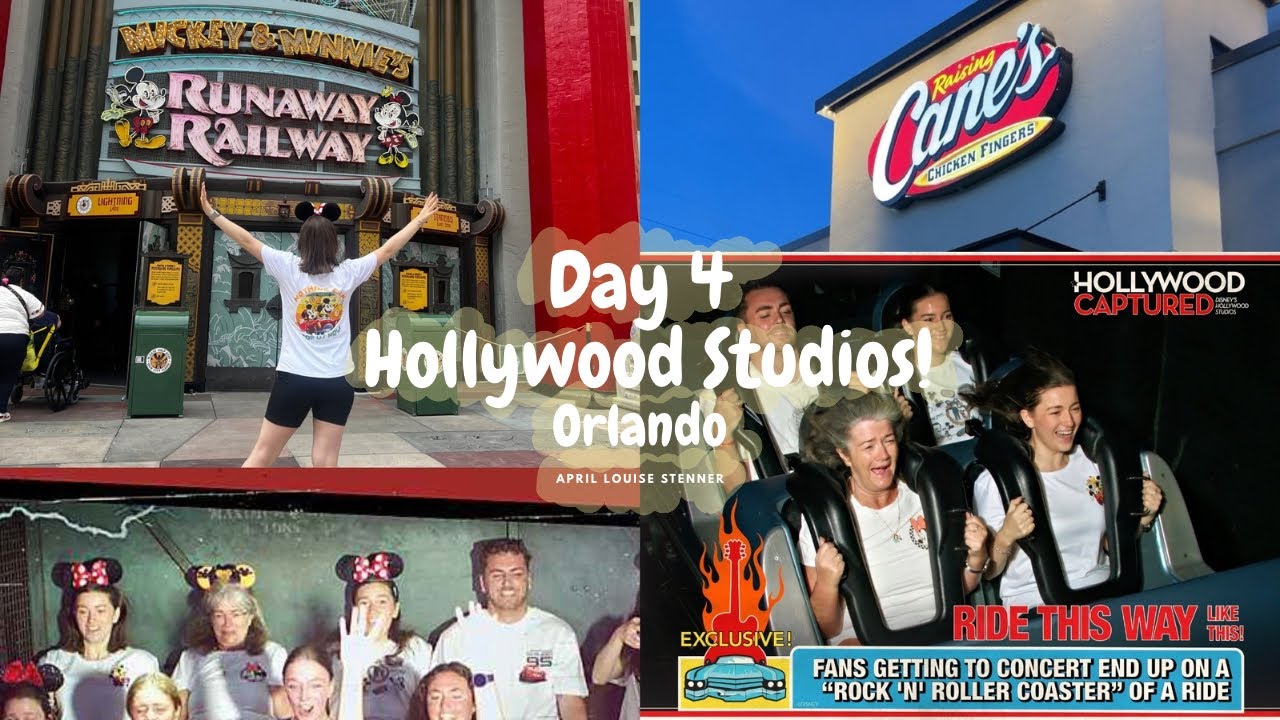 Orlando Day 4 🎢 | Hollywood Studios + Raising Cane’s Dinner! 🍗