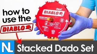 ✔How to use the Diablo Stacked Dado Set