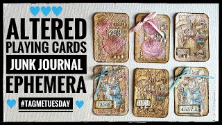 Altered Playing Cards #tagmetuesday