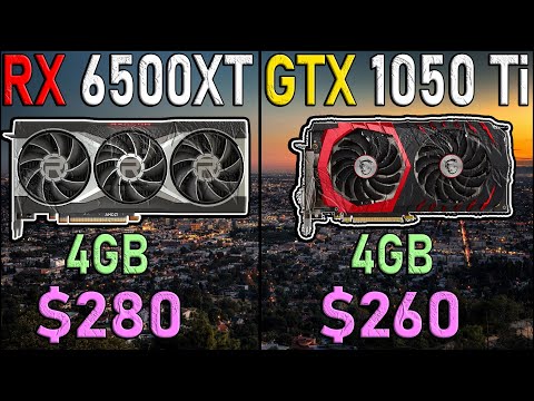 RX 6500 XT vs GTX 1050 Ti | i5 12400F - 09 Games Test | Tech MK