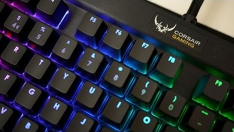K70 RGB Keyboard Lighting Example