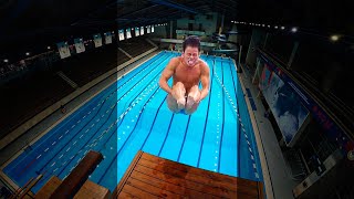 Survived the hardest jump ever? 😳😳🙈 Top-4 dives from 10 meters in swimming pool #watermagic