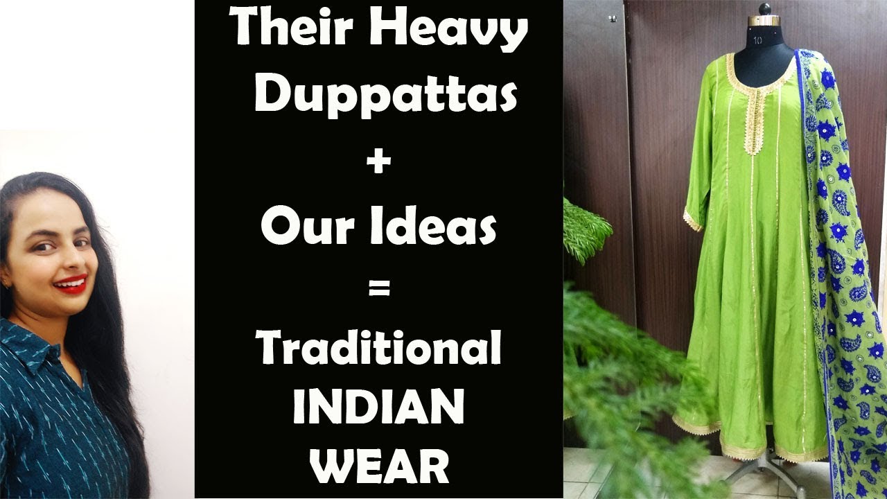 How to Design Suits with Heavy Duppattas| Gottawork Outfits| In Hindi| English subtitles