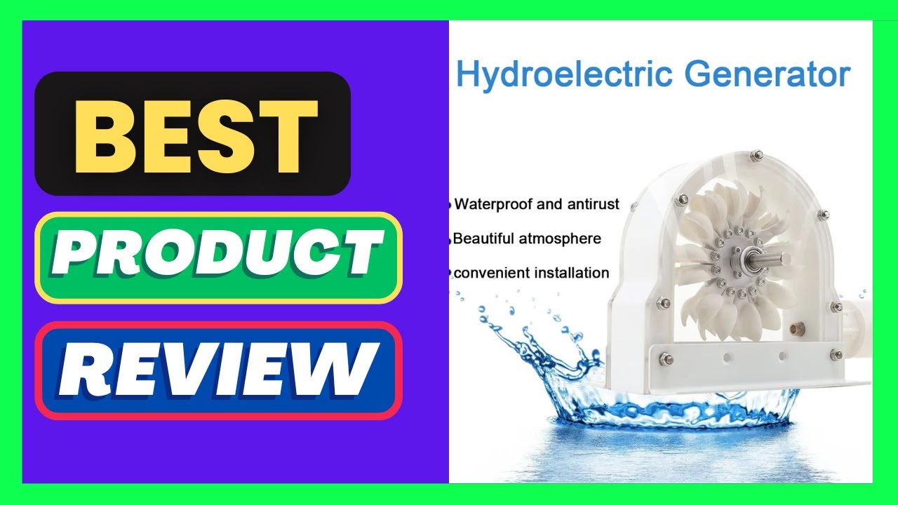 Pelton water power generator 100–300 W 500-4000 rpm Wheel Impulse